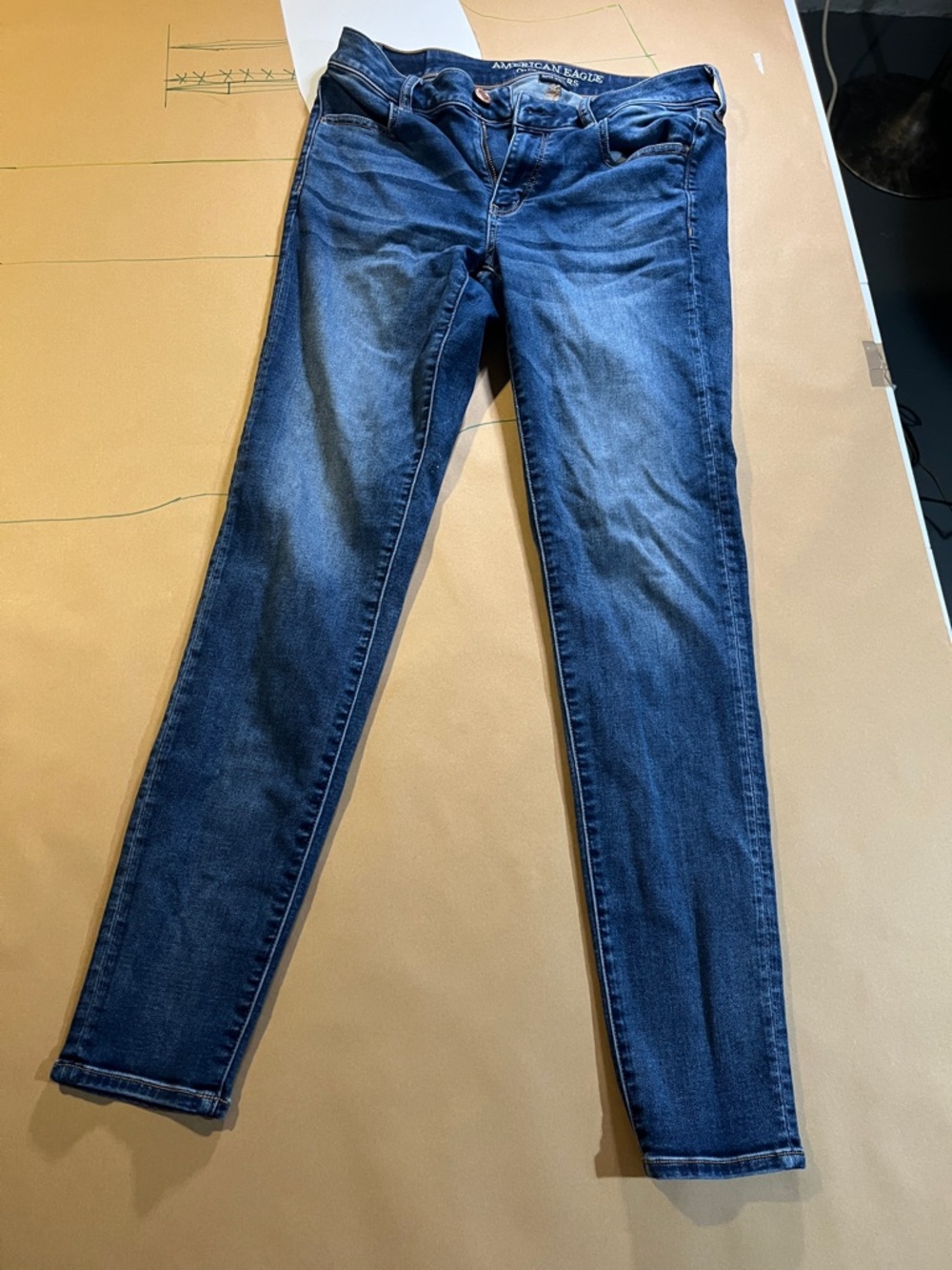 American Eagle Outfitters Dark Blue Skinny Jeans